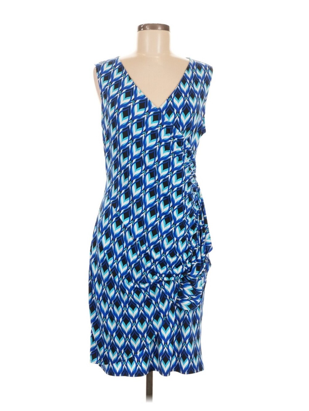 NY&Co Sleeveless Faux Wrap Dress